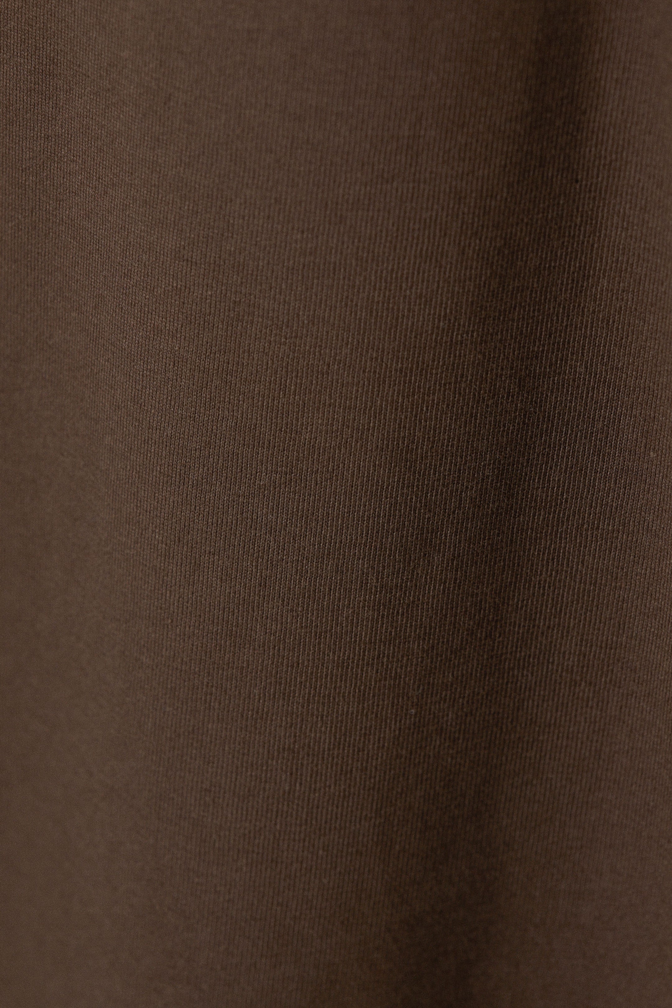 Dunkelbraun - Oversized-T-Shirt - 4