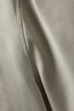 Helles Mattgrün - Glänzendes Kurzarm-Satinhemd - 2