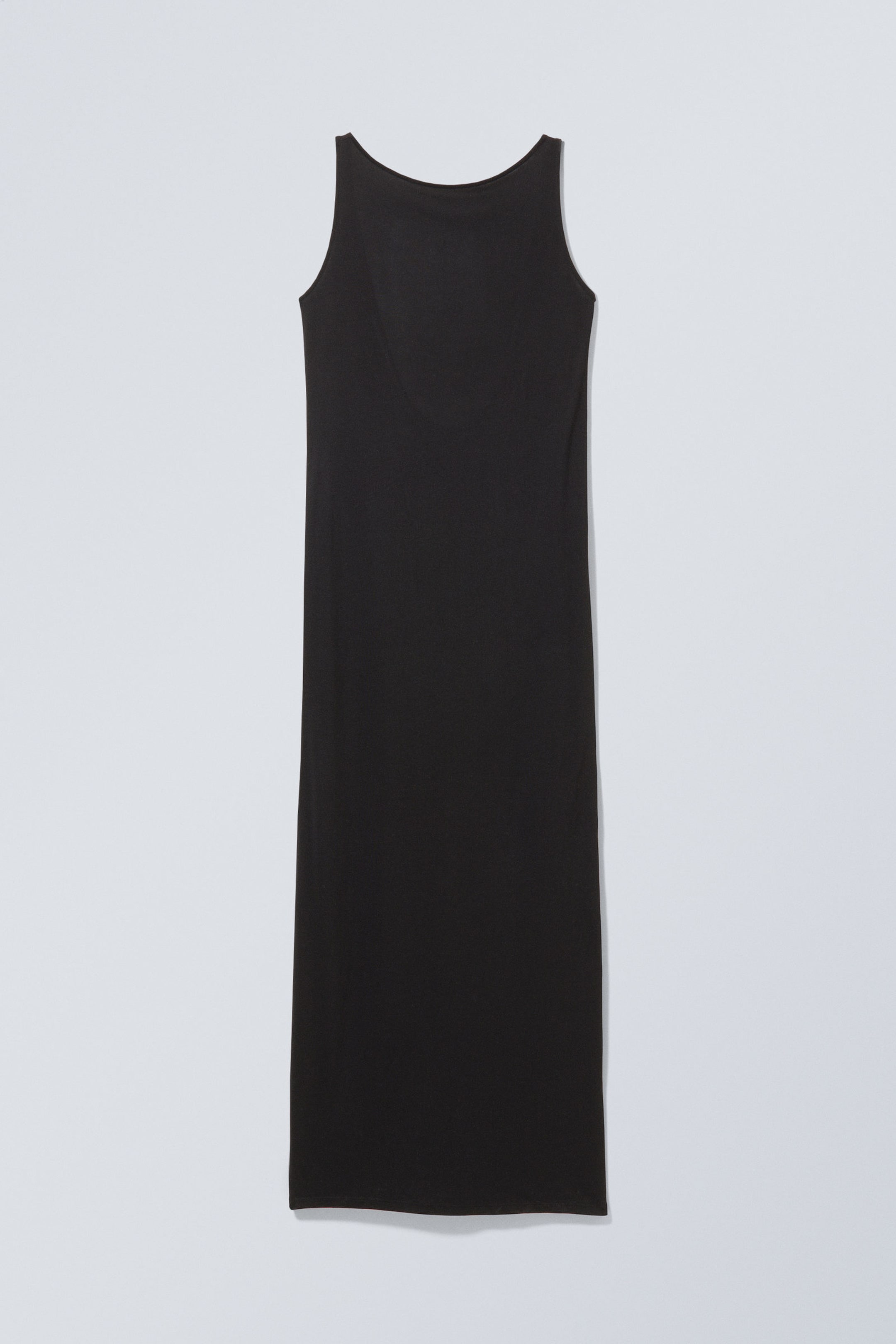 Schwarz - Kleid mit offenem Rücken Yael - 1