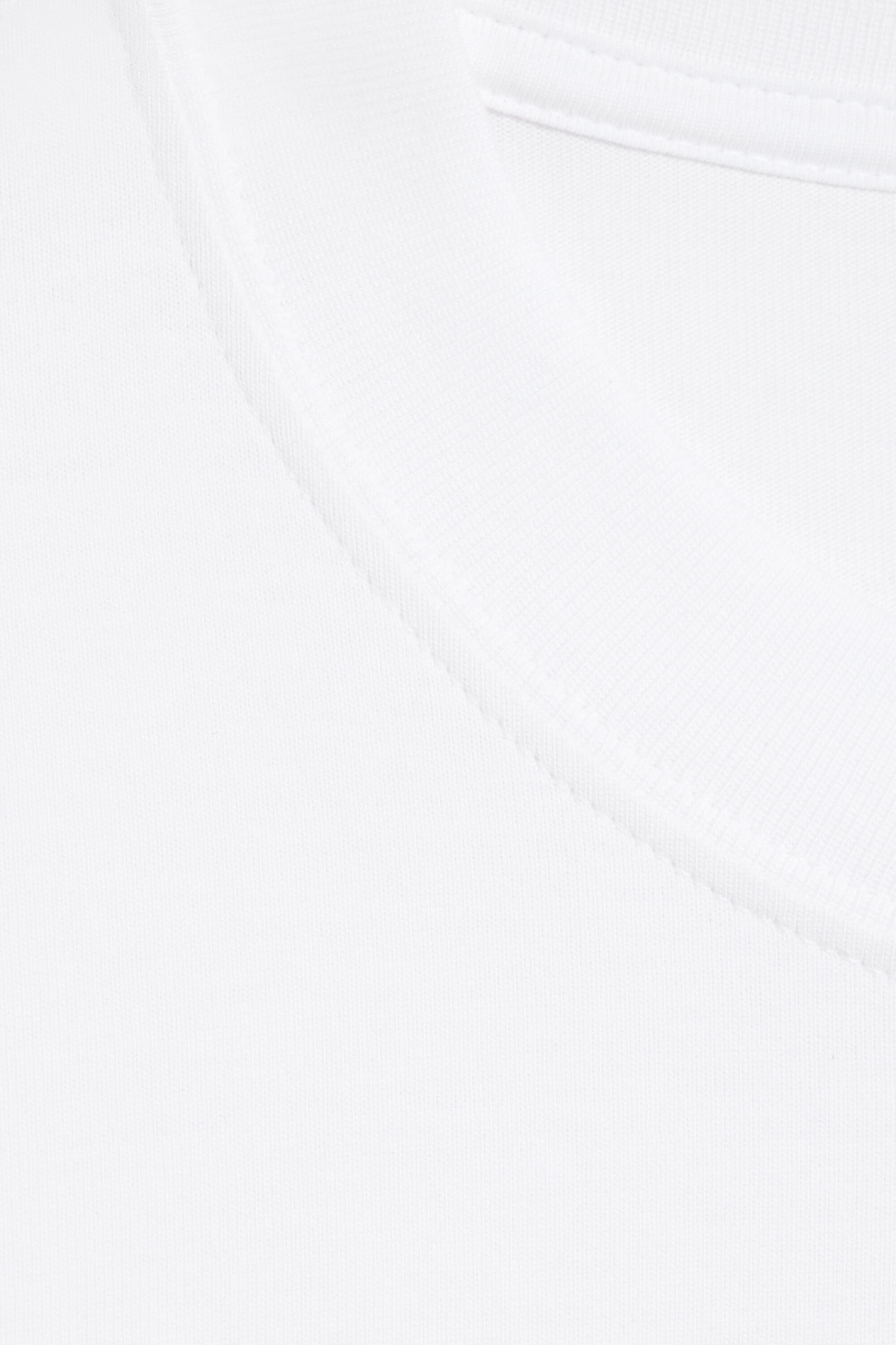 White - Oversized long-sleeved boxy - 2