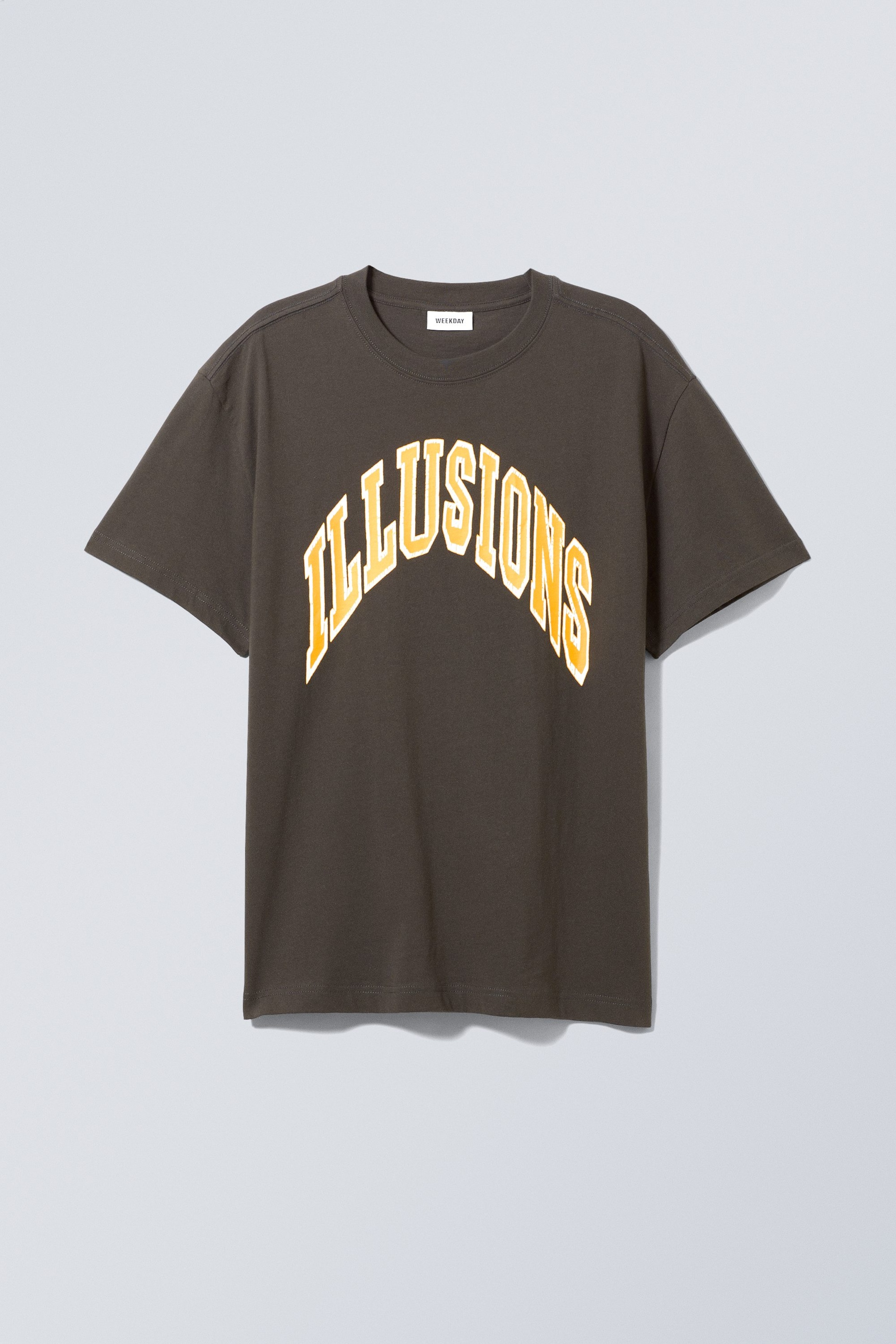 Illusions - Oversized-T-Shirt mit Grafikprint - 0