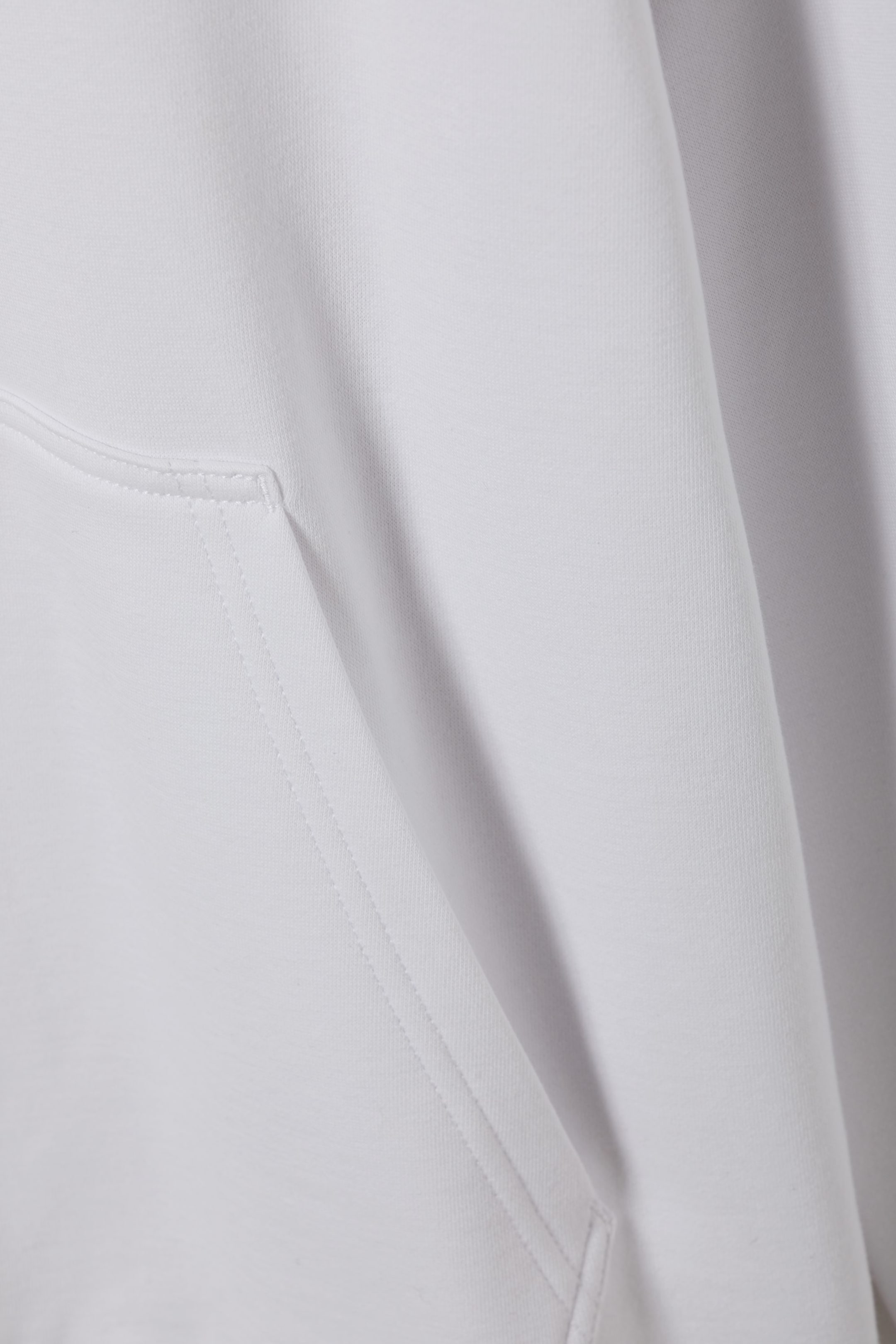 Weiß - Klassischer, mittelschwerer Hoodie - 1