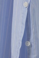 Rayures bleues - Chemise en popeline Versitile - 2