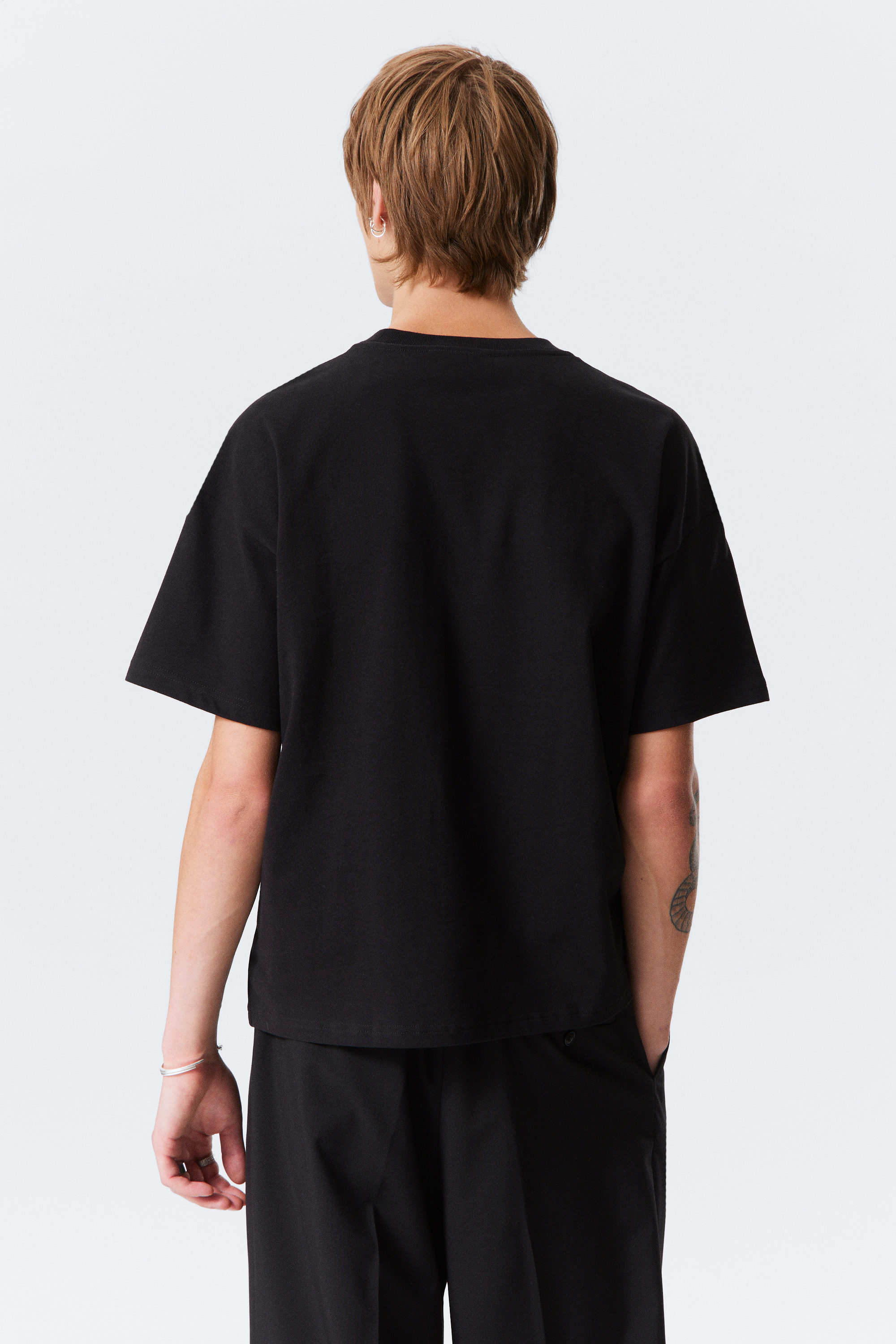 Black - Butterskull - Great Boxy Printed Graphic Tee - 3