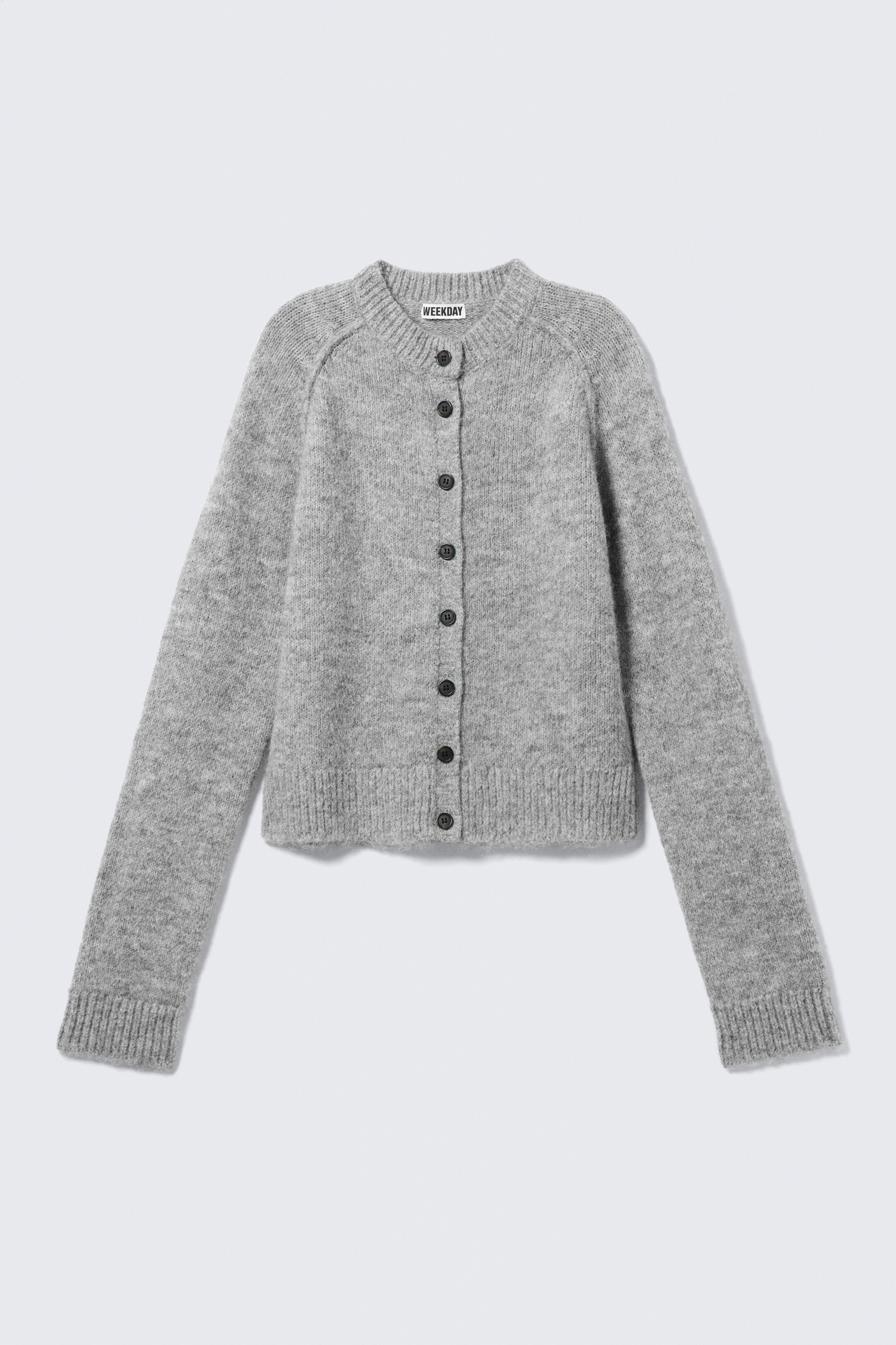 Visualizza immagine più grande: Cardigan slim fit in misto lana - Grigio mélange - DONNA | H&M IT 6
