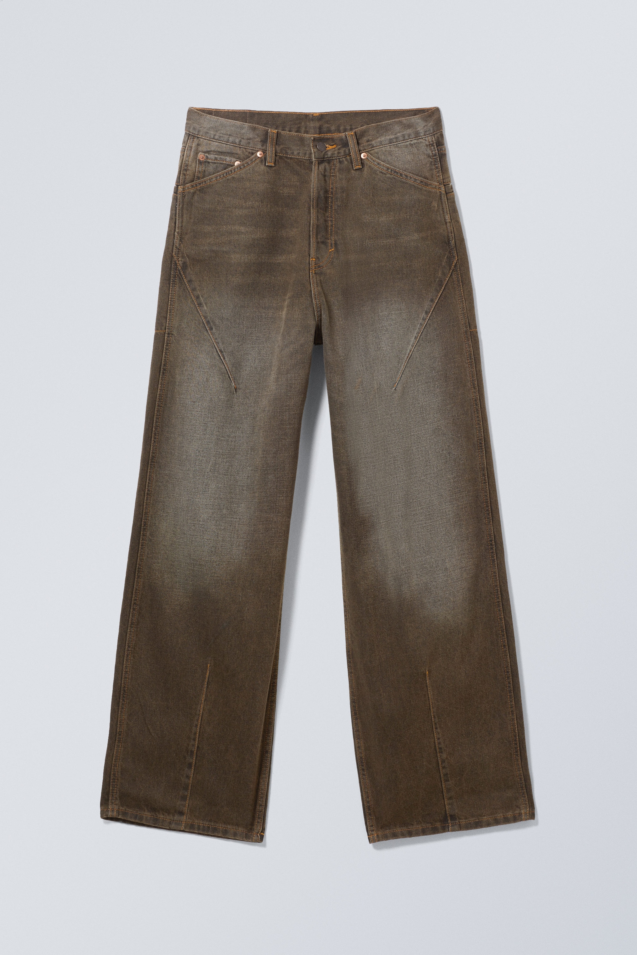 Topas - Astro Shape Loose Baggy Jeans - 0