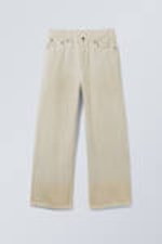 Dirty Beige - Light Beige - Astro Loose Baggy Leg Jeans - 11