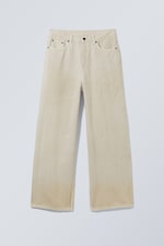 Dirty Beige - Beige clair - Jean baggy ample Astro - 0