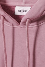 Hellrosa - Eckiger Oversize-Kapuzenpullover - 1