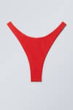 Knallrot - Mini-Bikinihöschen im Brazilian Cut - 3