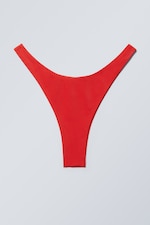 Knallrot - Mini-Bikinihöschen im Brazilian Cut - 0