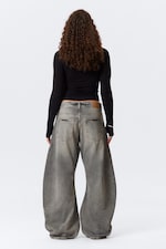 Canyon Grey - Medium Grey - Solera Loose Barrel Jeans - 10