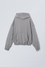 Zachtgrijs - Nolan boxy hoodie - 0