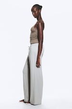 Light Dusty Grey - Relaxed Pyjama Trousers - 3