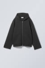 Black - Scuba Zip Hoodie - 0