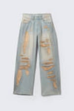 Hellblau - Pink Rip - CM x LB Looser Pink Rip Unisex Jeans - 8