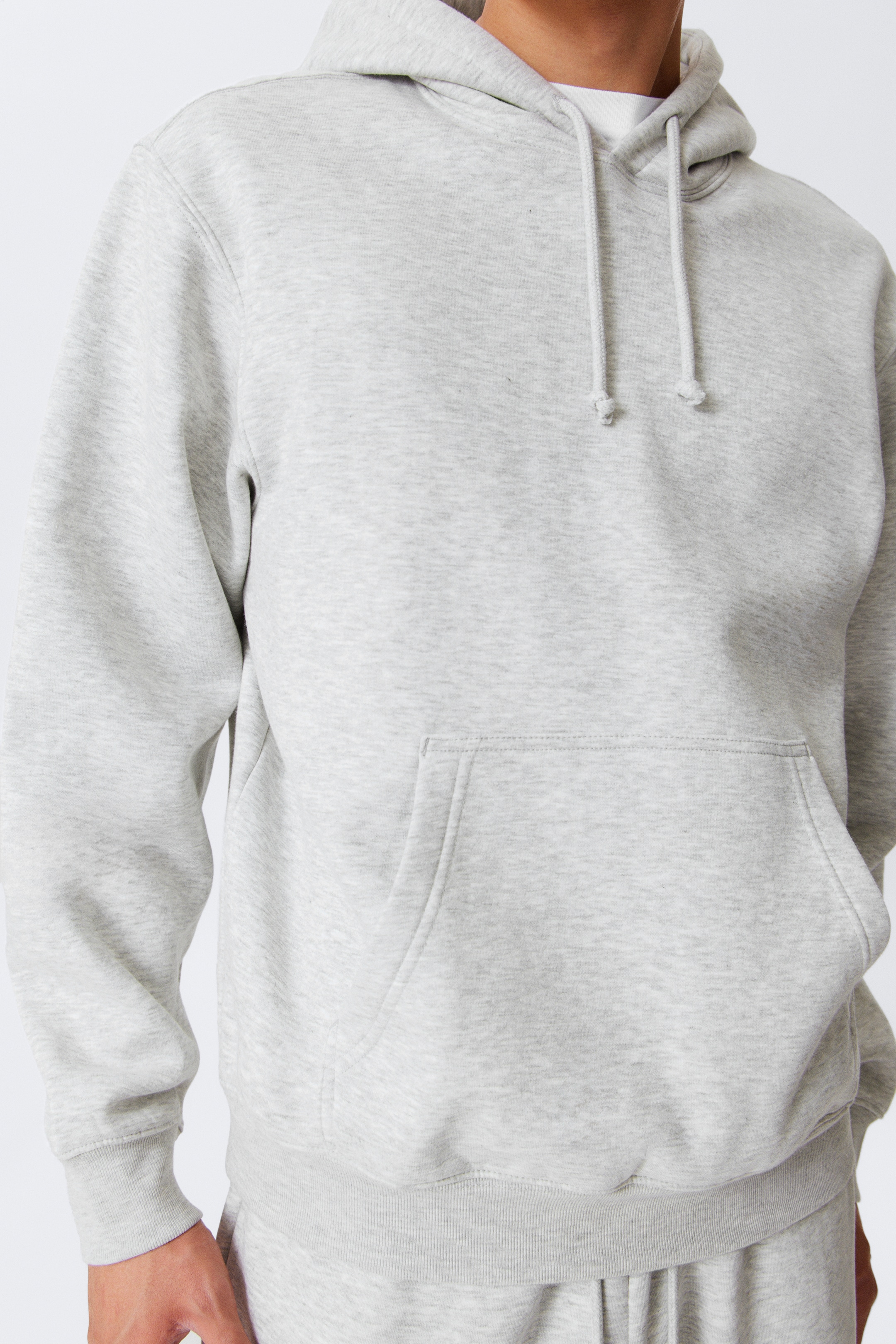 View larger image: Classic Hoodie - Grey Melange - Men | H&M GB 2