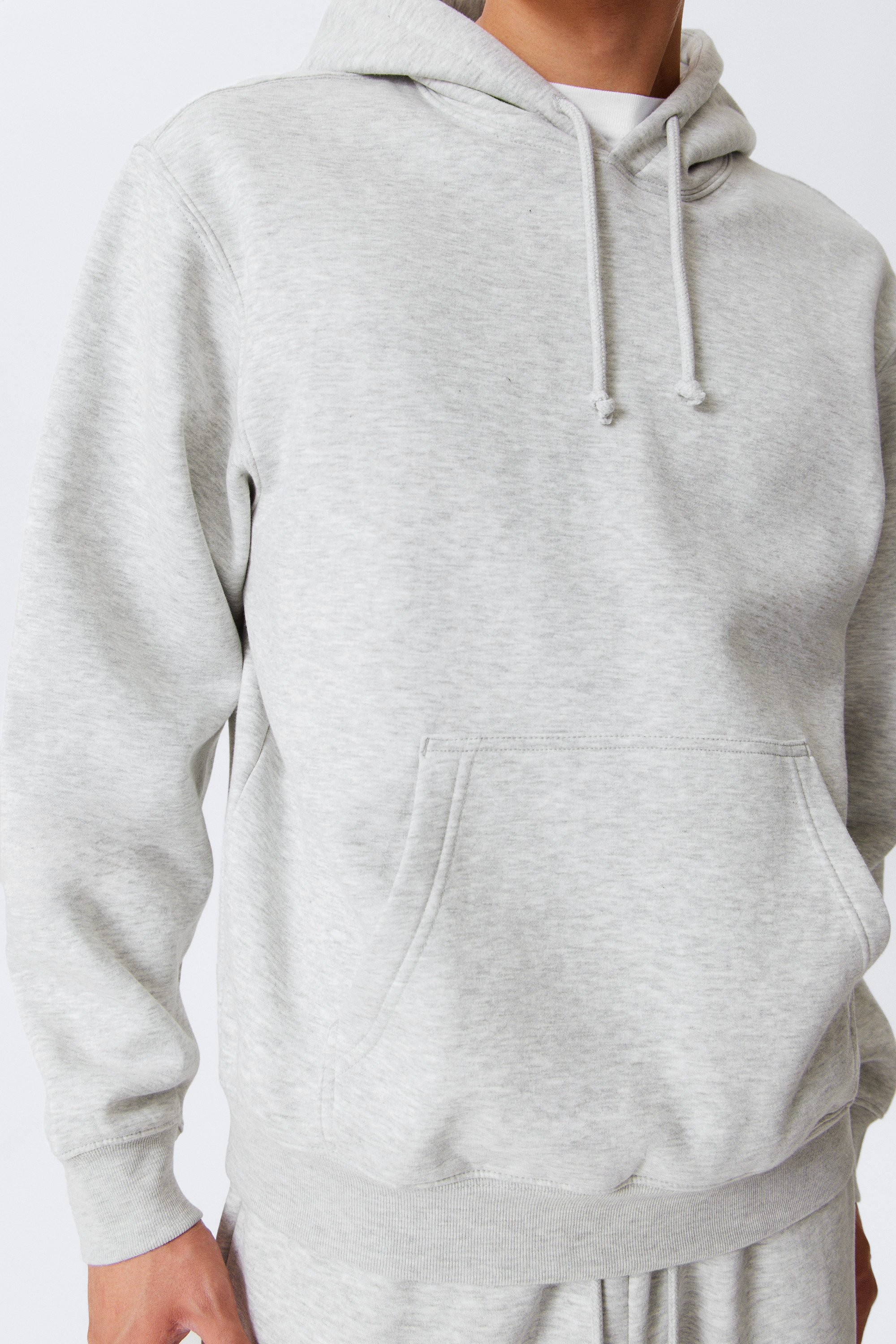 Grey Melange - ClassicHoodie - 2