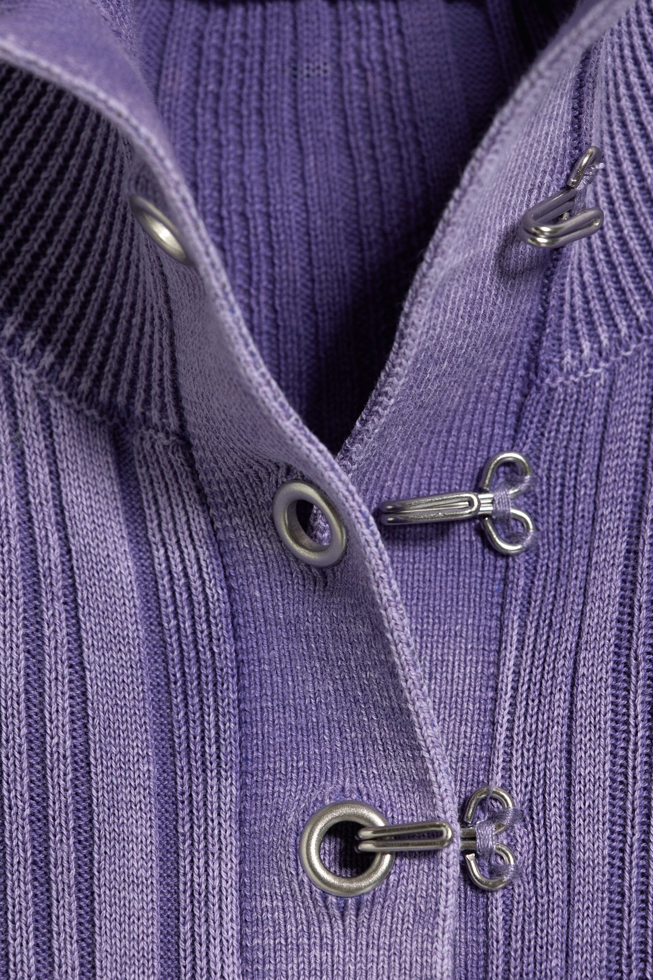 Vasket Lilla - Ribbet formet cardigan - 2