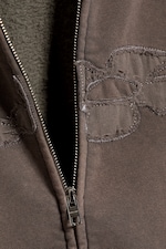 Dark Mole - Flow - Ledig grafisk zip-hoodie - 1