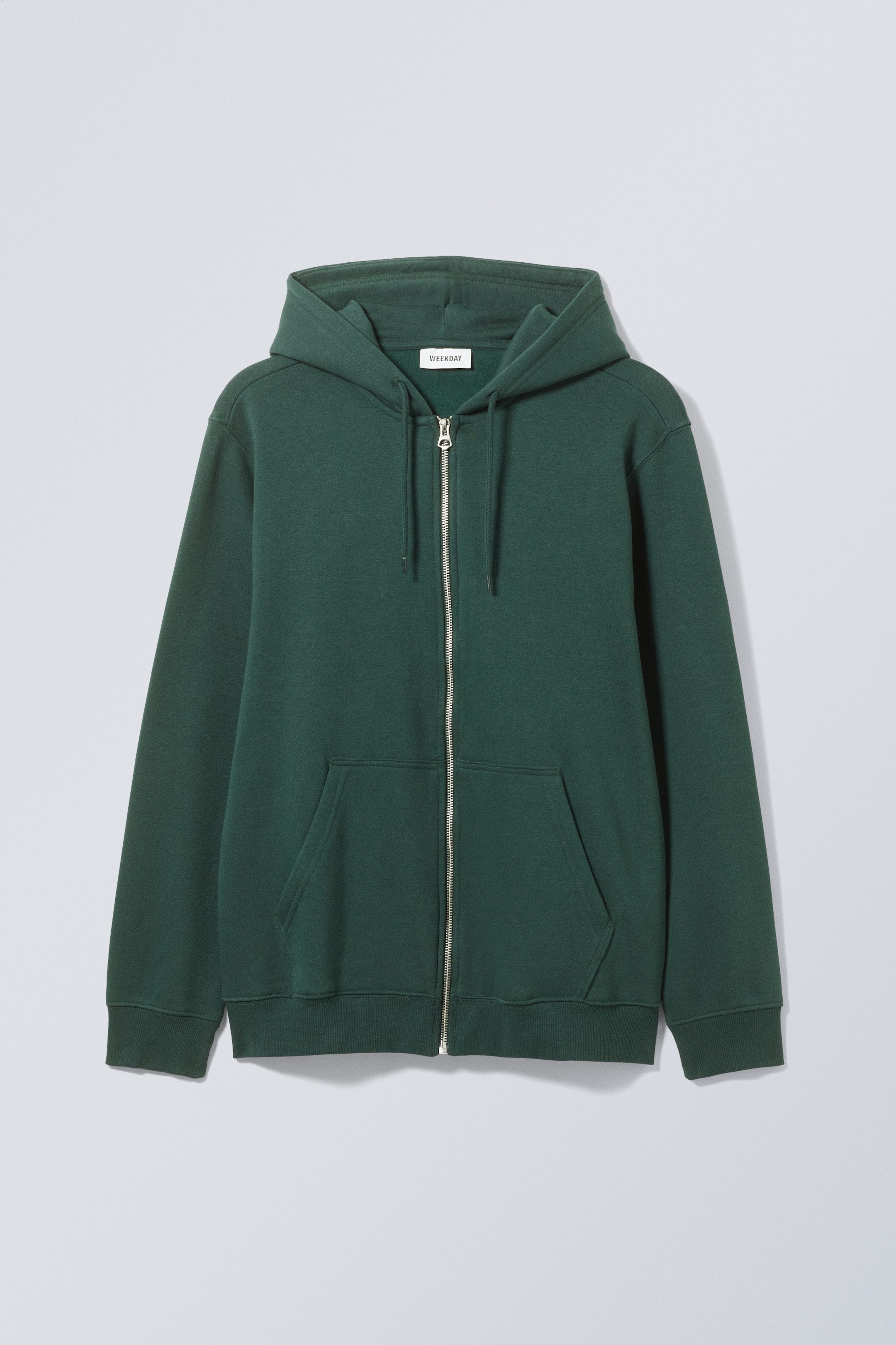 Dark green - Standard Midweight Zip Hoodie - 0