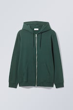 Dark green - Standard Midweight Zip Hoodie - 0