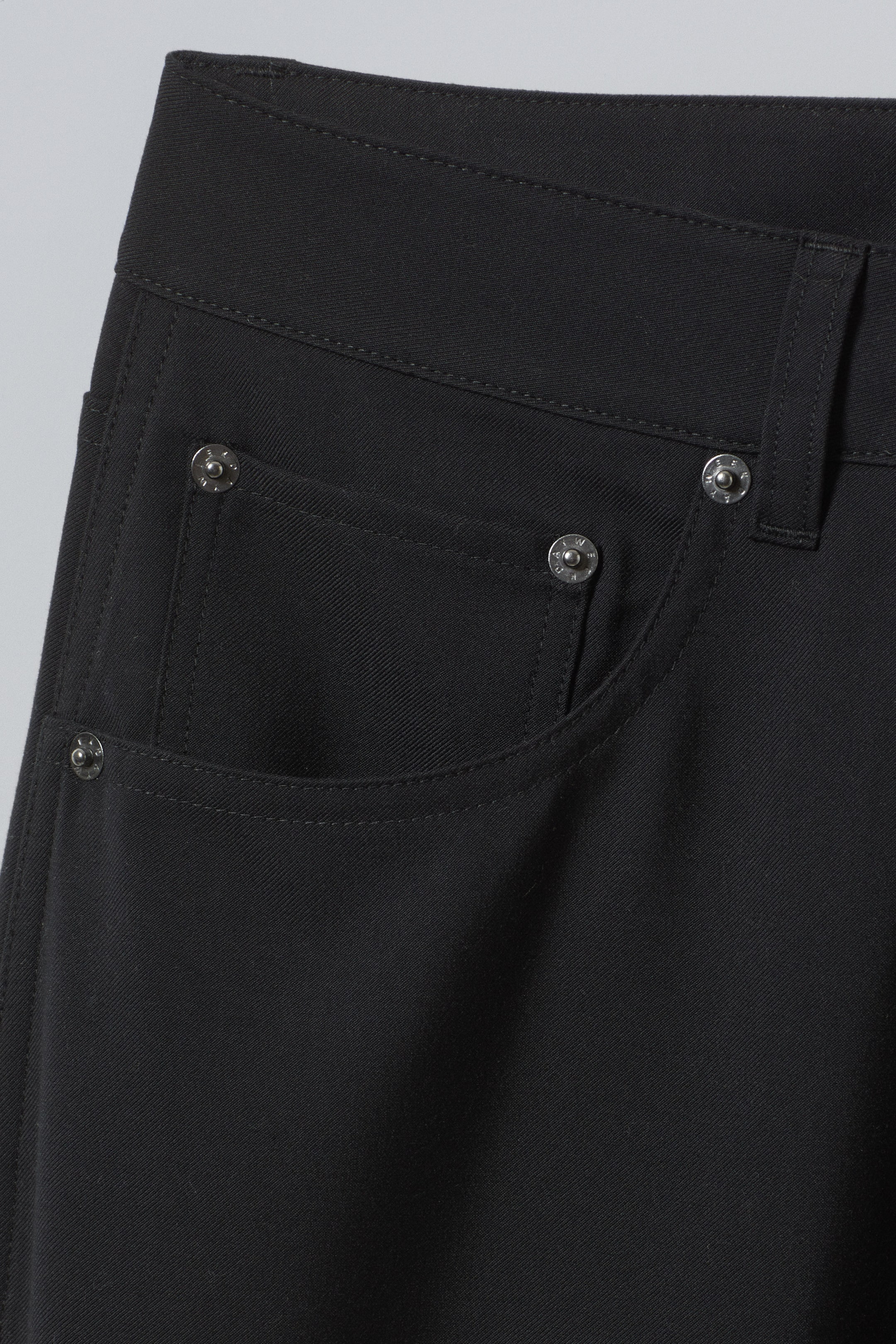 Zwart - Juun baggy broek - 1