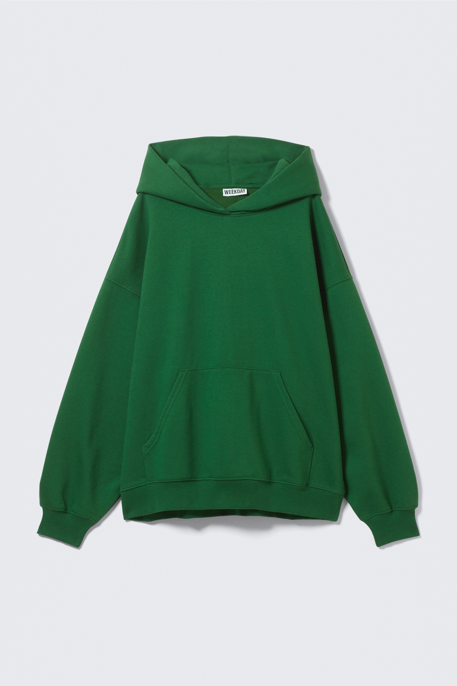 Oversized tung hoodie - Mörkgrön/Svart/Mörkblå/Ljus gråmelerad/Mörkbrun/Vit/Mörk mullvad - 2