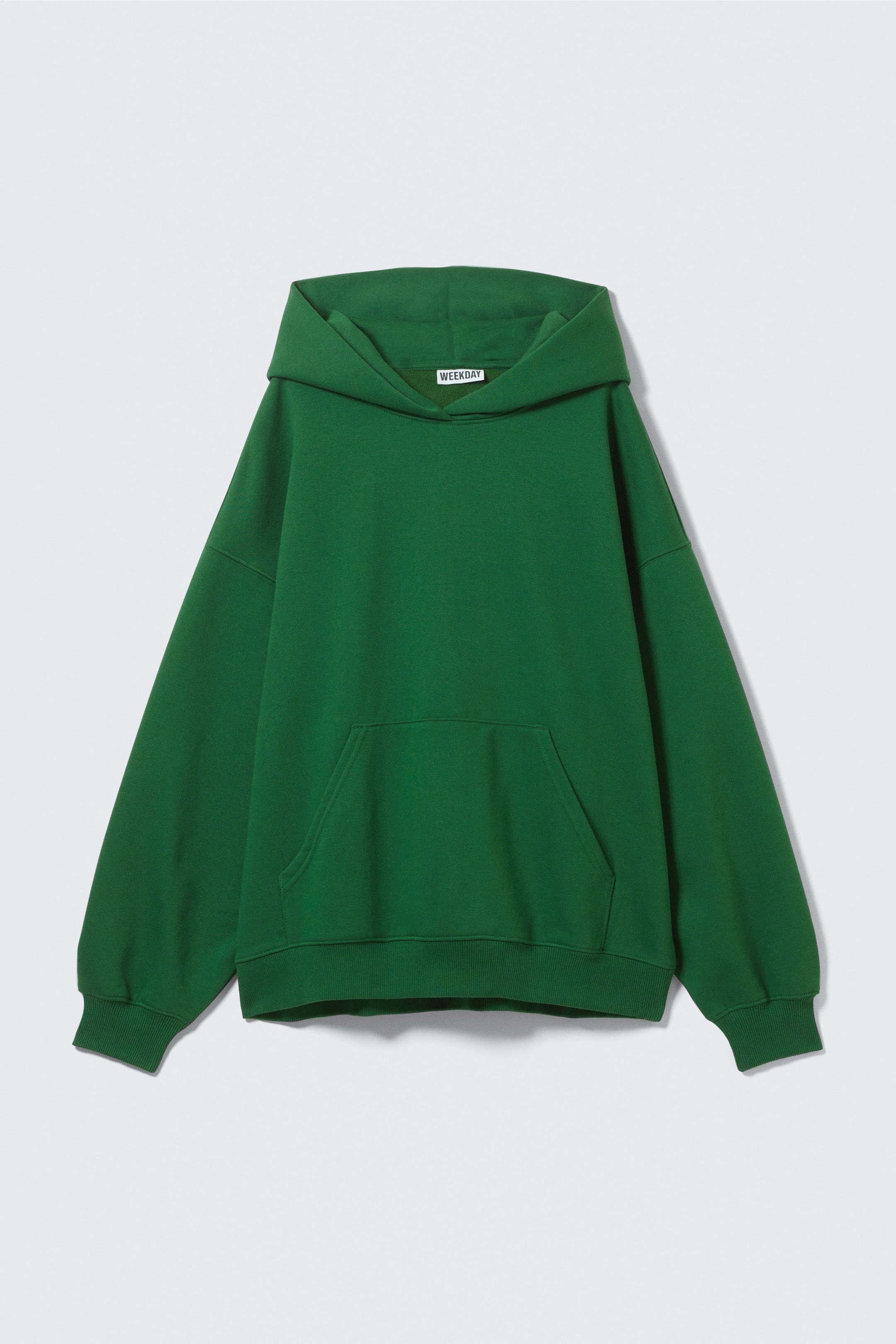 Dunkelgrün - Schwerer Oversized-Hoodie - 1