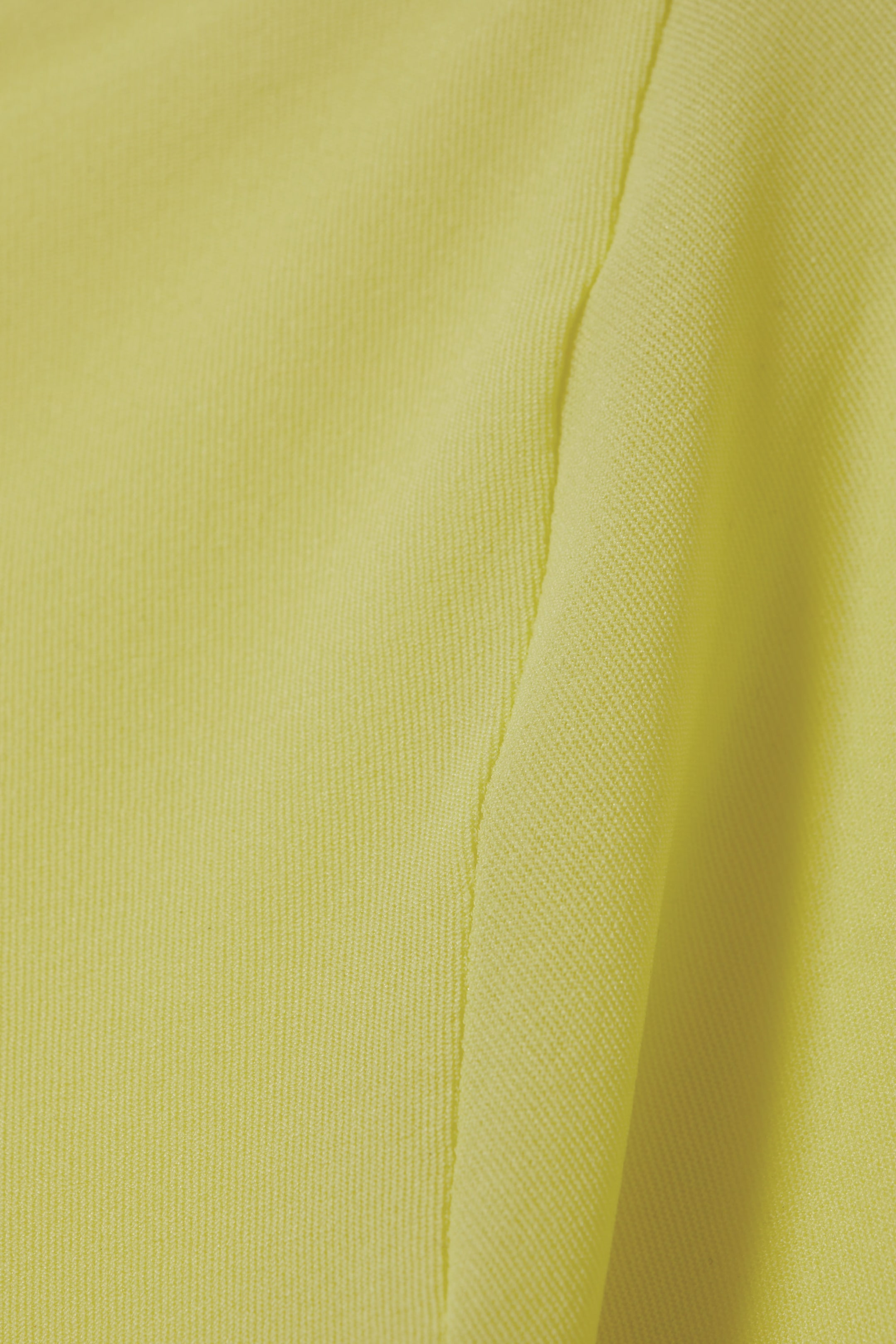 Yellow - Sheer Boatneck Long Sleeve - 1