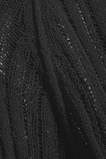 Dark Grey - Knitted Long-Sleeved Dress - 5