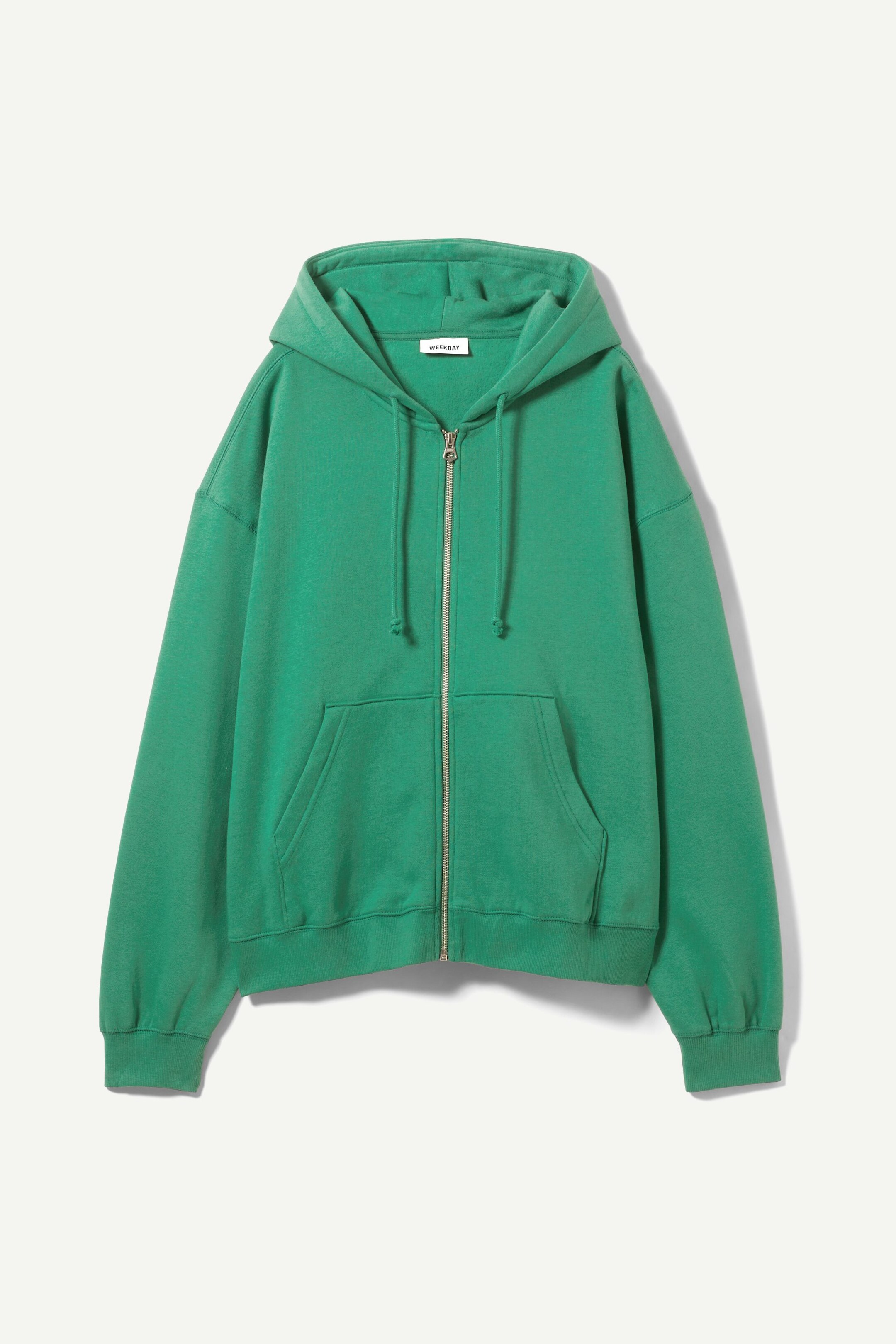 Oudgroen - Standaardhoodie met rits Essence - 0