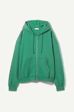 Oudgroen - Standaardhoodie met rits Essence - 0