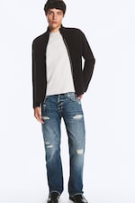 Dark Brown - Relaxed wool-blend cardigan - 2