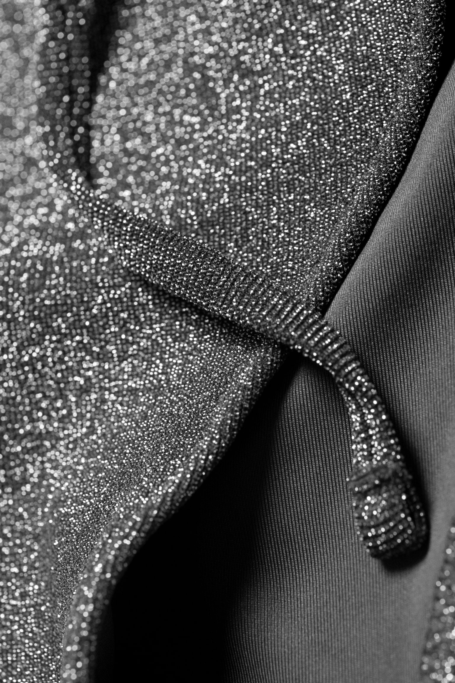 Bikinihöschen mit Bindebändern - Dunkelgrau - Glitzer - 3