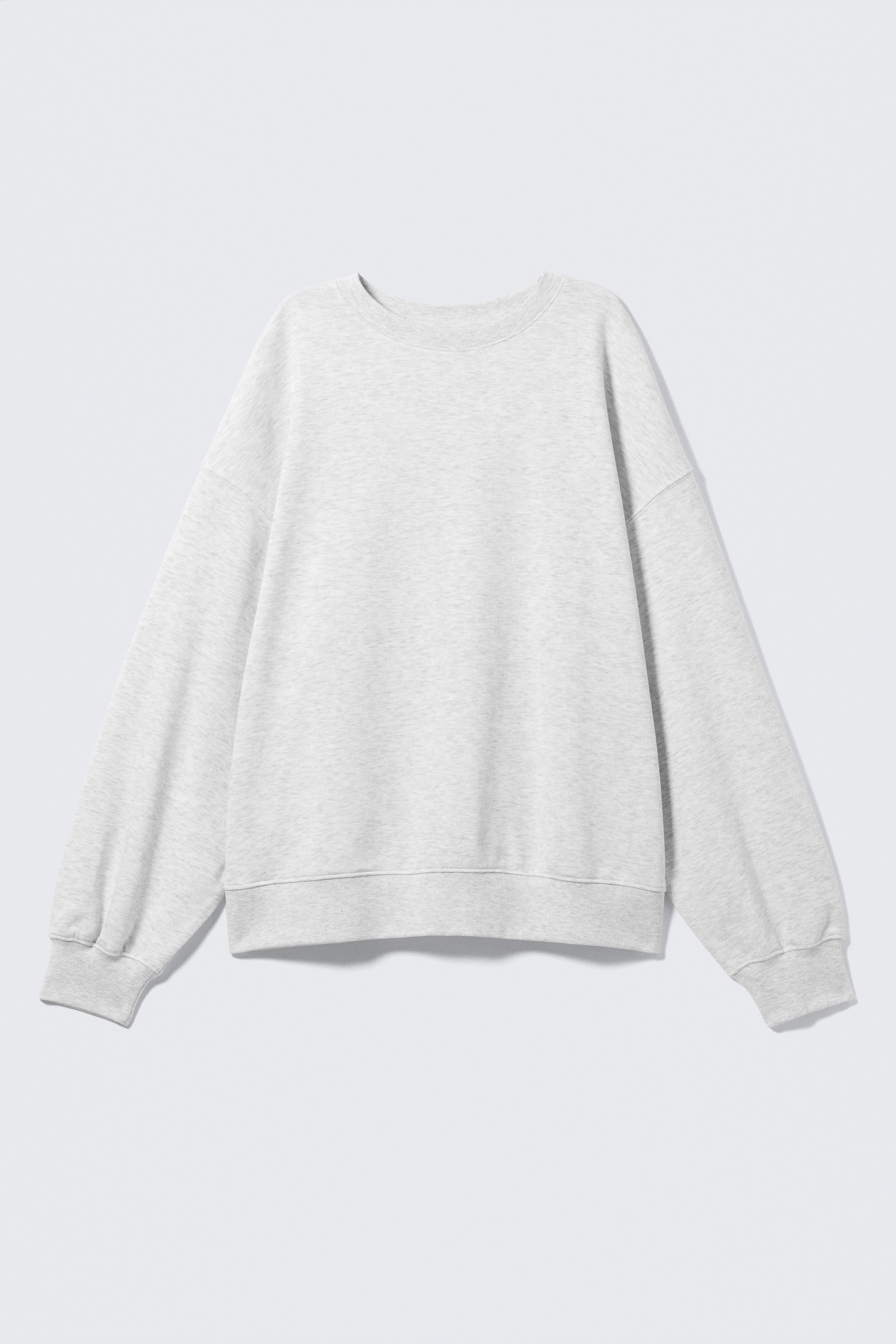 Relaxed Terry Sweatshirt - Grijs gemêleerd