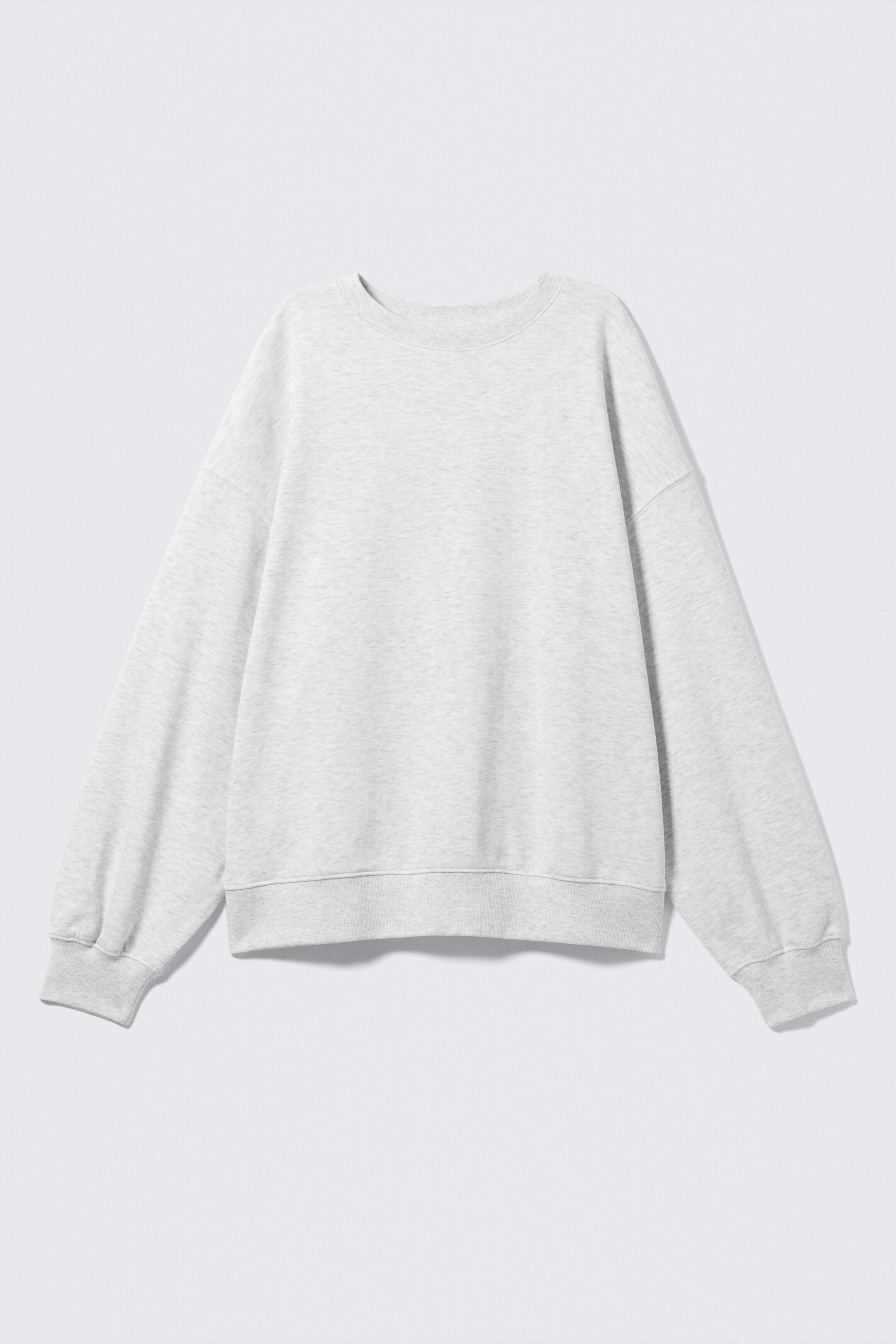 View larger image: Relaxed Terry Sweatshirt - Grey Melange - Ladies | H&M GB 4
