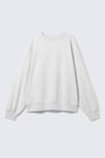 Grey Melange - Relaxed Terry Sweatshirt - 3