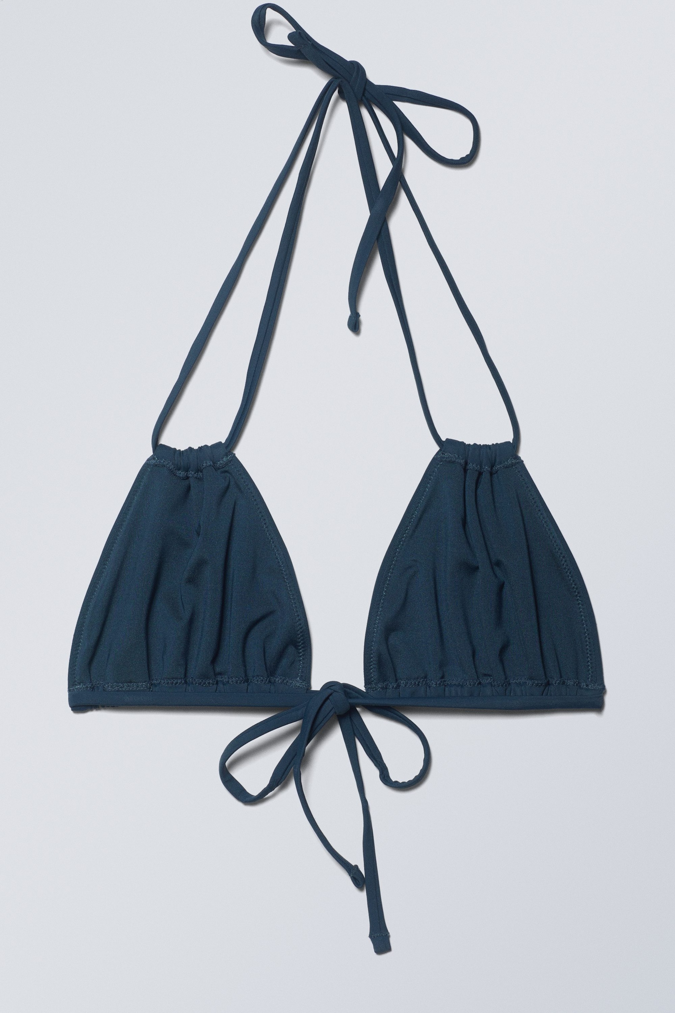 Navy - Breeze Tie Bikini Top - 1