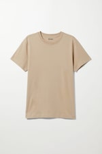 Beige - Relaxed Midweight T-shirt - 0