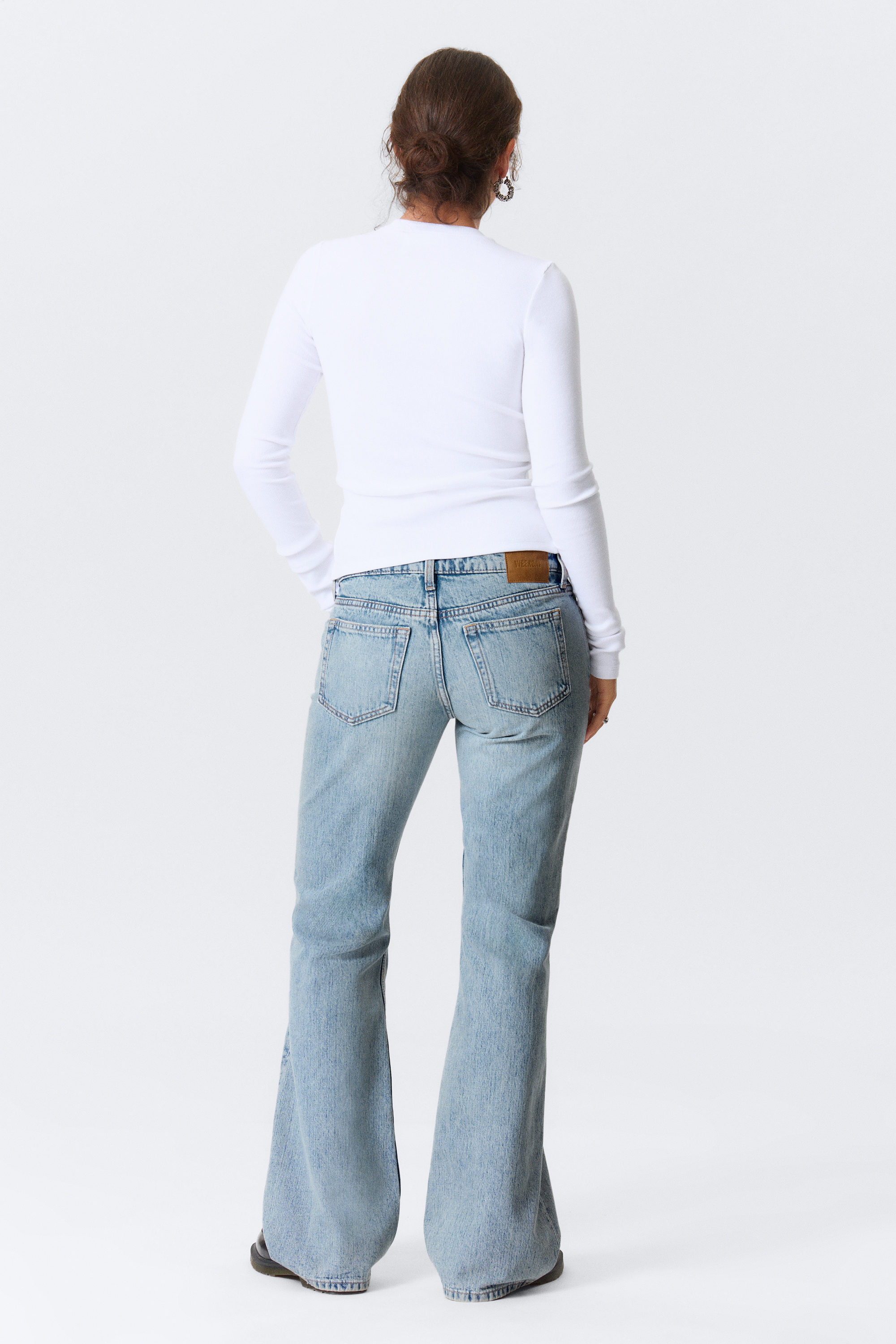 Lip Blue - Ljusblå - Nova Low Waist Slim Bootcut Leg Jeans - 3