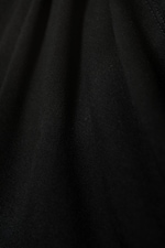 Black - Drape Mini Dress - 1