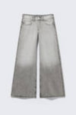 Post Grey - Poser Regular Waist Loose Wide Jeans - 4