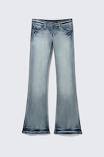 Blue Moon - Medium Blue - Booty Bei Low Rise Skinny Bootcut Jeans - 4