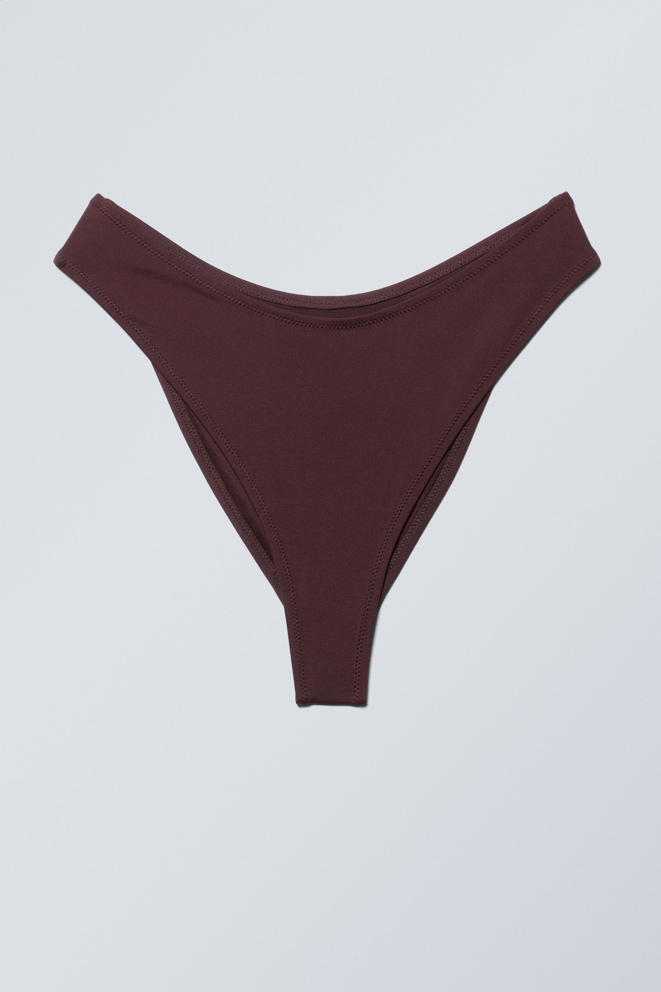 Größeres Bild ansehen: Bikinihöschen mit tiefem Ausschnitt - Dunkles Kastanienbraun - Ladies | H&M DE 1