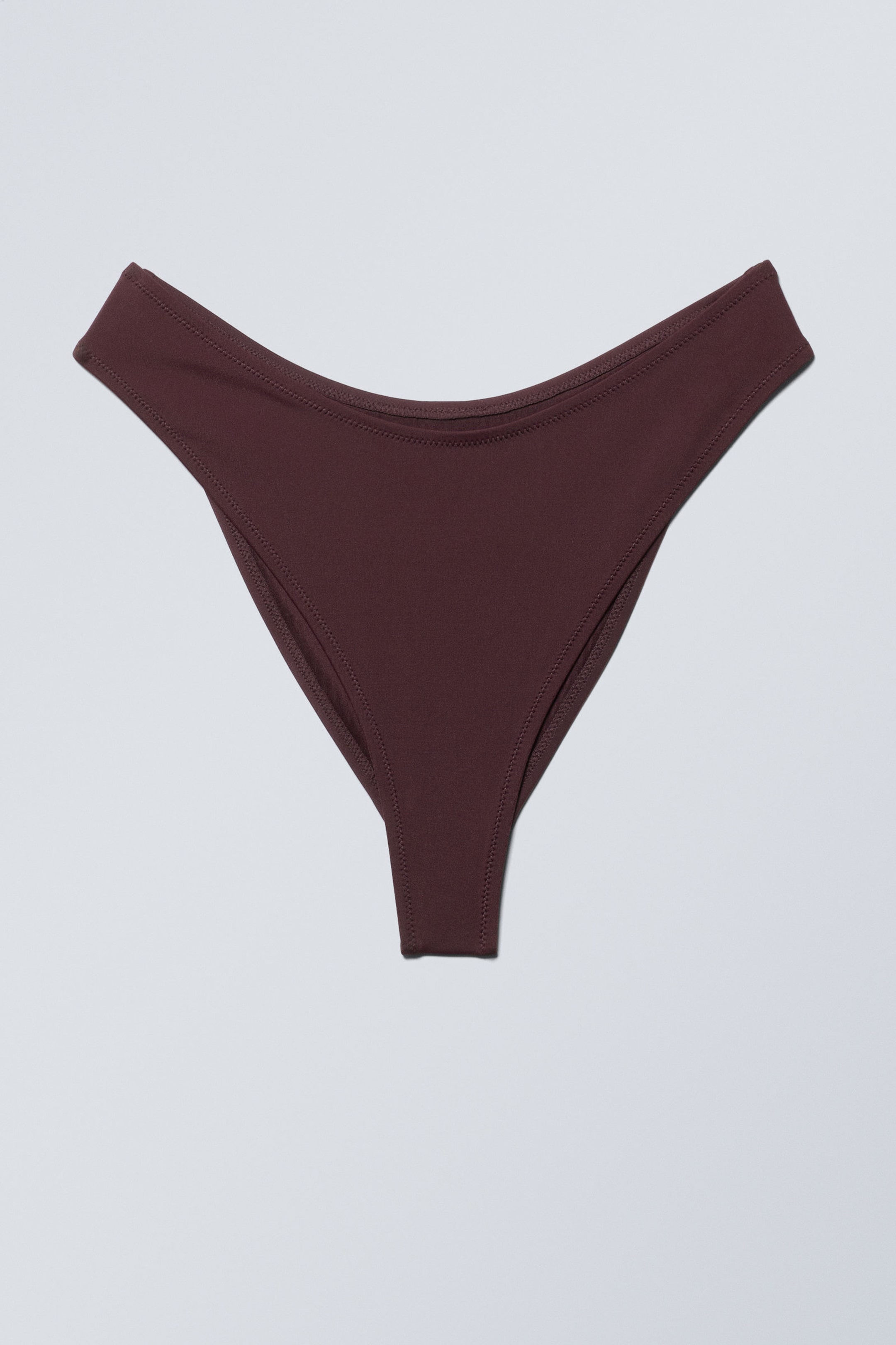 Dark Maroon - Scoop Bikini Bottoms
