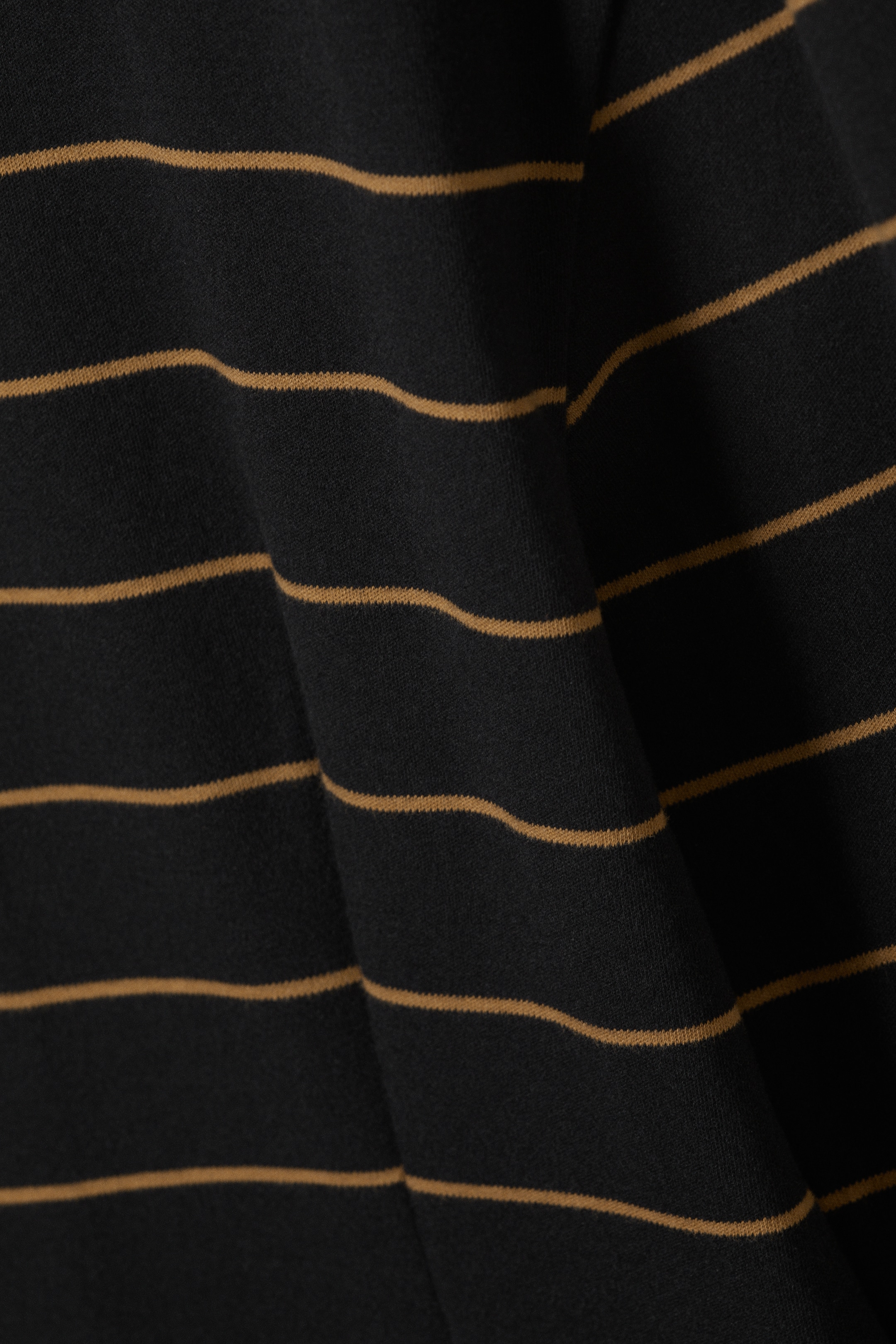 View larger image: Long-Sleeved Cotton Mini Dress - Striped Black - Ladies | H&M GB 6