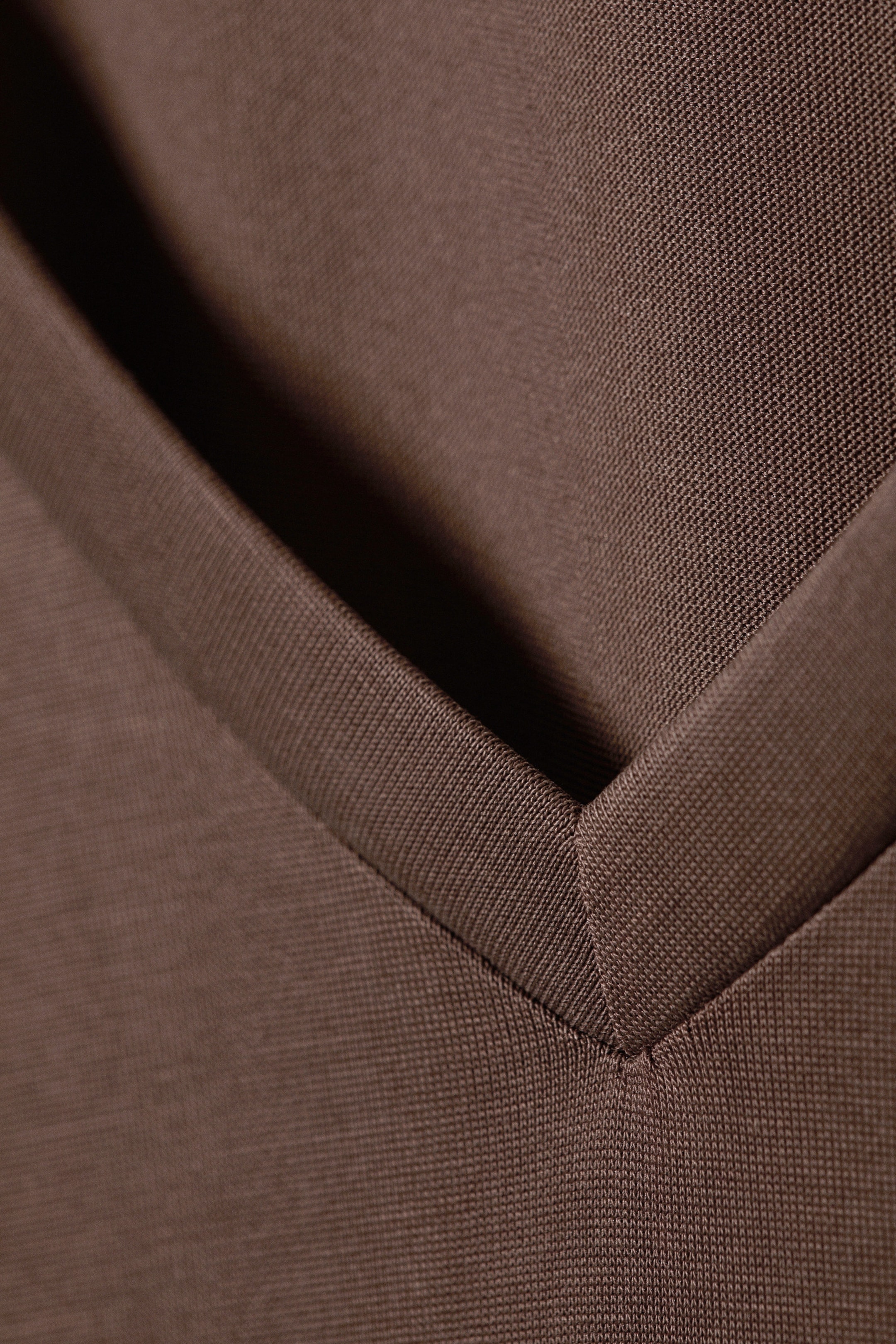 Washed Mole - Long-Sleeved V-neck Top - 5