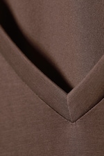 Washed Mole - Long-Sleeved V-neck Top - 5