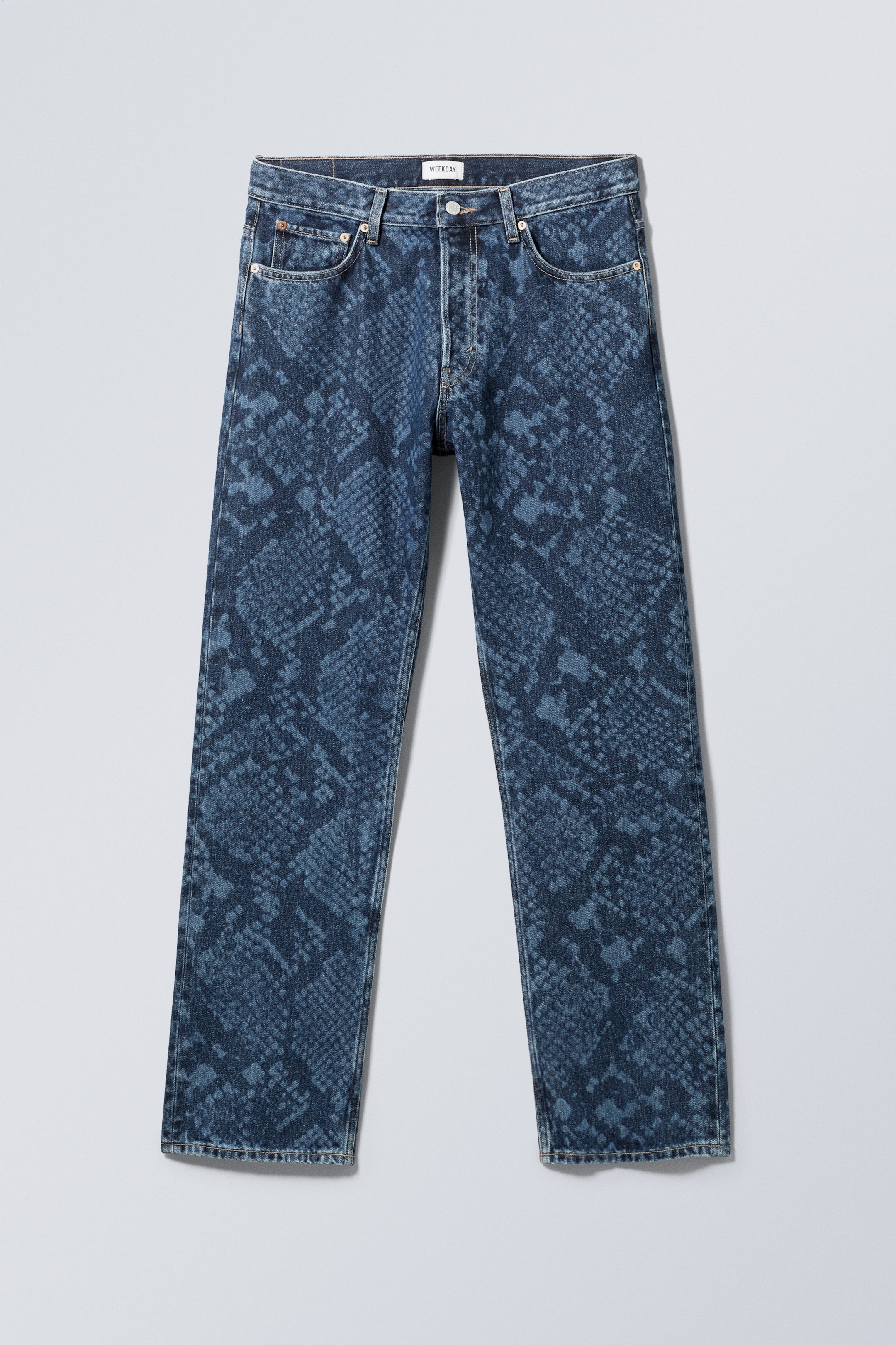 Nobel blue - Space Relaxed Snake Jeans - 0